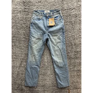 Reformation Cynthia Stretch High Rise Straight‎ Jean Kenai Size 24 NWT